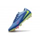 Crampons Nike Phantom 6 Low Elite FG Bleu Jaune