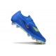 Crampons Nike Phantom 6 Low Elite FG Bleu Orange