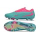 Crampons Nike Phantom 6 Low Elite FG Bleu Rose