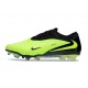 Crampons Nike Phantom 6 Low Elite FG Vert Noir