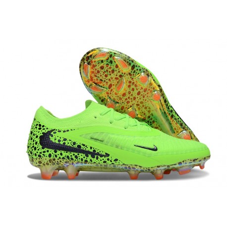 Crampons Nike Phantom 6 Low Elite FG Vert Noir