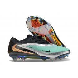 Crampons Nike Phantom 6 Low Elite FG Zielony Czarny Czerwony