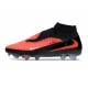 Chaussure de football Nike Phantom 6 High Elite FG Cramoisi Vif Noir
