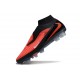 Chaussure de football Nike Phantom 6 High Elite FG Cramoisi Vif Noir