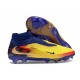Chaussure de football Nike Phantom 6 High Elite FG Jaune Bleu Or