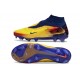 Chaussure de football Nike Phantom 6 High Elite FG Jaune Bleu Or