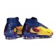 Chaussure de football Nike Phantom 6 High Elite FG Jaune Bleu Or