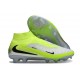 Chaussure de football Nike Phantom 6 High Elite FG Gris Vert Noir
