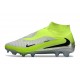 Chaussure de football Nike Phantom 6 High Elite FG Gris Vert Noir