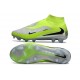 Chaussure de football Nike Phantom 6 High Elite FG Gris Vert Noir