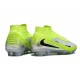 Chaussure de football Nike Phantom 6 High Elite FG Gris Vert Noir