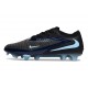Crampons Nike Phantom 6 Low Elite FG Noir Bleu