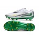 Crampons Nike Phantom 6 Low Elite FG Blanc Argnet Vert