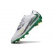 Crampons Nike Phantom 6 Low Elite FG Blanc Argnet Vert