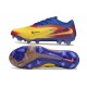 Crampons Nike Phantom 6 Low Elite FG Jaune Bleu Rouge Or