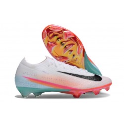 Chaussures Nike Mercurial Vapor XVI Elite FG Blanc Noir Bleu Rouge
