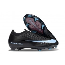 Chaussures Nike Mercurial Vapor XVI Elite FG Noir Bleu Givré