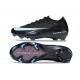 Chaussures Nike Mercurial Vapor XVI Elite FG Noir Bleu Givré