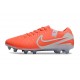 Crampons Nike Tiempo Legend 10 Elite FG Lave Chaude Blanc