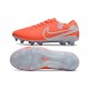Crampons Nike Tiempo Legend 10 Elite FG Lave Chaude Blanc