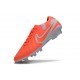 Crampons Nike Tiempo Legend 10 Elite FG Lave Chaude Blanc
