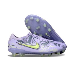 Crampons Nike Tiempo Legend 10 Elite FG Violet Agate Volt Très Pâle