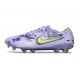 Crampons Nike Tiempo Legend 10 Elite FG Violet Agate Volt Très Pâle