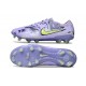 Crampons Nike Tiempo Legend 10 Elite FG Violet Agate Volt Très Pâle