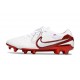 Crampons Nike Tiempo Legend 10 Elite FG Blanc Rouge