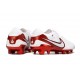 Crampons Nike Tiempo Legend 10 Elite FG Blanc Rouge