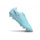 Crampons Nike Tiempo Legend 10 Elite FG Copa Blanc