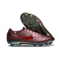 Crampons Nike Tiempo Legend 10 Elite FG Marron
