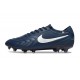 Crampons Nike Tiempo Legend 10 Elite FG Marine Blanc