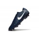 Crampons Nike Tiempo Legend 10 Elite FG Marine Blanc