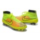 Nike Chaussures de football Magista Obra pour terrain sec volt rouge