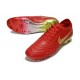 Crampons Nike Tiempo Legend 10 Elite FG Rouge Or