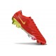 Crampons Nike Tiempo Legend 10 Elite FG Rouge Or