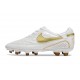 Crampons Nike Tiempo Legend 10 Elite FG Ronaldo Blanc Or
