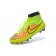 Nike Chaussures de football Magista Obra pour terrain sec volt rouge