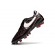 Crampons Nike Tiempo Legend 10 Elite FG Ronaldo Noir Rouge Blanc