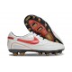 Crampons Nike Tiempo Legend 10 Elite FG R10 Blanc Rouge