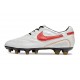 Crampons Nike Tiempo Legend 10 Elite FG R10 Blanc Rouge