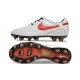 Crampons Nike Tiempo Legend 10 Elite FG R10 Blanc Rouge