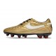 Crampons Nike Tiempo Legend 10 Elite FG R10 Or Blanc