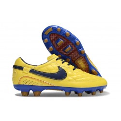 Crampons Nike Tiempo Legend 10 Elite FG R10 Jaune Noir