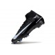 Nike Air Zoom Mercurial Superfly X Elite FG Noir Bleu Givré