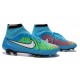 Nike Chaussures de football Magista Obra pour terrain sec bleu