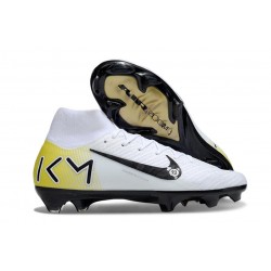Nike Air Zoom Mercurial Superfly X Elite FG Blanc Noir Jaune