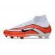 Nike Air Zoom Mercurial Superfly X Elite FG Rouge Blanc Noir