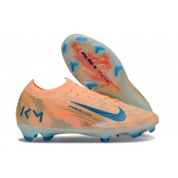 Chaussures Nike Mercurial Vapor XVI Elite FG KM Orange Bleu